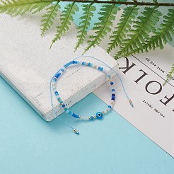 Bracelets réglables de perles tressées avec cordon en nylon&nbsp;BJEW-JB05791-02