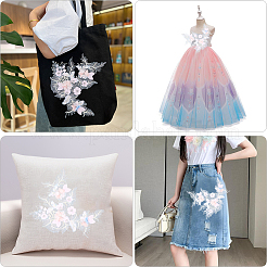 Полиэстер вышивка кружево шитье украшения&nbsp;DIY-WH2031-077A-01