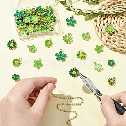 60 шт. 10 стиля подвески из эмалевого сплава золотистого тона&nbsp;FIND-CJ0003-48