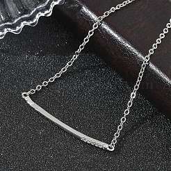 Bracelets en laiton à maillons en zircone cubique transparent&nbsp;BJEW-E114-01B-P