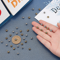 40 шт. 2 цвета бусины из сплава в тибетском стиле&nbsp;FIND-CA0002-74