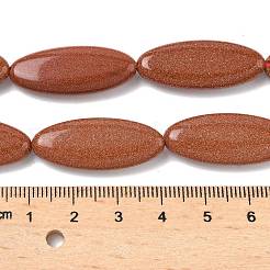 Синтетические голдстоуновские бисер пряди&nbsp;G-B078-E14-01B