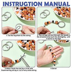 DIY-Schmuck-Schlüsselanhänger-Bastelsets&nbsp;DIY-YW0018-40