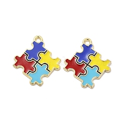 Подвески из эмали и сплава&nbsp;ENAM-J650-03G-02