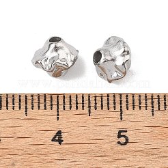 Perles en acier inoxydable 304 martelé&nbsp;STAS-B127-01P-04