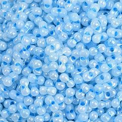 Блестящие стеклянные бусины&nbsp;SEED-K010-04B