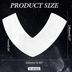 V-образное исправление для стекла со стразами&nbsp;LS-DIY-WH0419-60