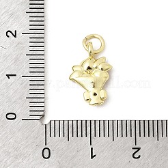 Pendentifs de zircone cubique en laiton micro pavé saint valentin&nbsp;KK-D237-03G