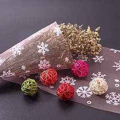 Rubans de maille déco flocon de neige&nbsp;OCOR-P010-G06
