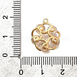 Латунные микро проложить кубического циркония подвески&nbsp;KK-B152-19G