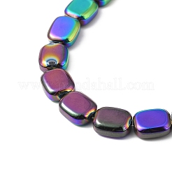 Chapelets de perles en verre électroplaqué&nbsp;EGLA-P049-02A-FP02