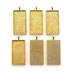 Pendente in lega basi per cabochon&nbsp;LS-PALLOY-2418-AG-FF