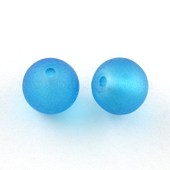 Perle di vetro trasparente satinato&nbsp;FGLA-MSMC0002-01-M