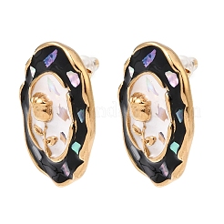Boucles d'oreilles à tige en acier inoxydable 304 pour femmes&nbsp;EJEW-A164-04C-G