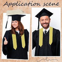 Полиэстеровая выпускная шаль&nbsp;FIND-WH0423-79B