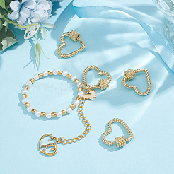 4 шт. латунные подвески-замки с винтовым карабином&nbsp;KK-UN0005-36