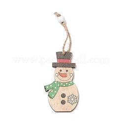 Weihnachtsanhänger aus Holz&nbsp;HJEW-K038-01A