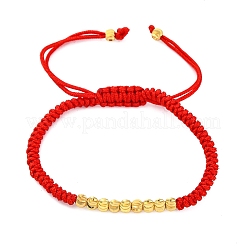 Armbänder aus geflochtenen Perlen aus Polyesterkordel für Damen&nbsp;BJEW-L698-01G-08