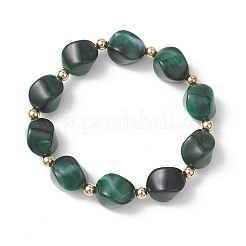 Эластичные браслеты из акриловых бусин&nbsp;BJEW-JB13236-03