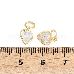 Ottone con pendenti a zirconi&nbsp;KK-A269-50G