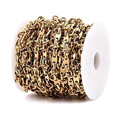 Catene a maglie ovali in acciaio inossidabile 304 con placcatura ionica da 10 m (IP)&nbsp;CHS-T006-02G