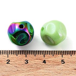 Непрозрачные акриловые бусины с УФ-покрытием&nbsp;OACR-Z013-01