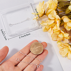 3 шт. удлинитель цепи из стерлингового серебра&nbsp;STER-BBC0006-76S