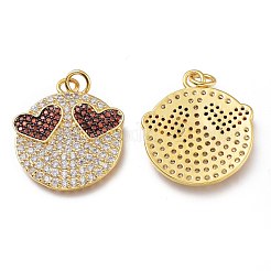 Кулоны из латуни с микропейвом&nbsp;ZIRC-SZ0001-25