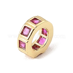 Latón pavé bolas cubic zirconia europea&nbsp;CU-CBA389D-02G-11