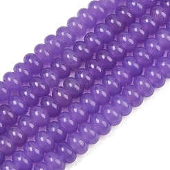 Hilos de cuentas de jade blanco natural deyd&nbsp;GG-CBAD029-B04-5x8mm
