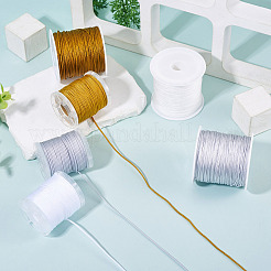 6 rouleau de cordon tressé en nylon bicolore&nbsp;NWIR-TA0001-46A
