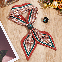 Pinces à foulard en similicuir à fleurs&nbsp;AJEW-WH20001-16A-02