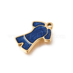 304 Edelstahl-Emaille-Anhänger&nbsp;STAS-E531-02G