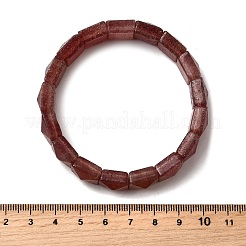 Natürliche Erdbeerquarzperlen Stretcharmbänder für Damen und Herren&nbsp;BJEW-C097-06-08