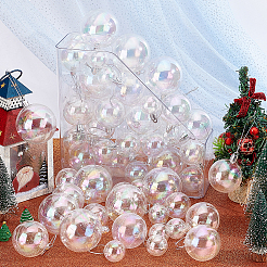 56 stücke 4 arten pet weihnachten ball anhänger dekorationen&nbsp;AJEW-HY0003-09B