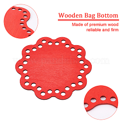 Дно корзины из хлопкового дерева&nbsp;DIY-WH0319-35