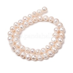 Fili di perle di perle d'acqua dolce coltivate naturali&nbsp;PA-CBABE82-06B