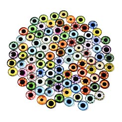 Cabochon in vetro trasparente stampato&nbsp;GL-CBAA22A-09