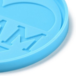 DIY тема дня матери плоский круглый кулон силиконовые Молды&nbsp;SIMO-H010-02B