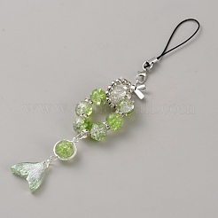 Bandoulières de téléphone en perles de verre filé&nbsp;HJEW-TAC0009-19