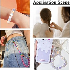 50 шт. Непрозрачные акриловые бусины&nbsp;OACR-CJ0002-10