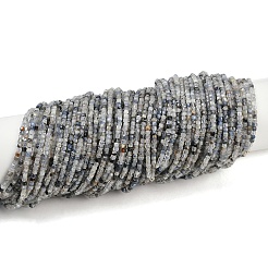 Природные Аквамарин бисер нитей&nbsp;LS-G-L628-D10-2x2mm-02