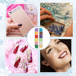 12000 шт. 12-х цветные полукруглые непрозрачные смоляные кабошоны&nbsp;MRMJ-GO0001-10A