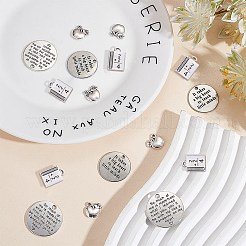 40шт 4 стильные подвески из сплава в тибетском стиле на День учителя&nbsp;TIBE-SC0001-80