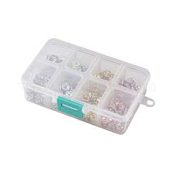 Messing Strass Zwischen perlen&nbsp;RB-JP0002-01