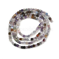 Природного флюорита бисер нитей&nbsp;LS-G-RM2025-D50-2x2mm-B
