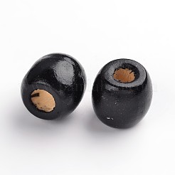 Окрашенные натуральные деревянные бусины&nbsp;WOOD-R233-02-LF