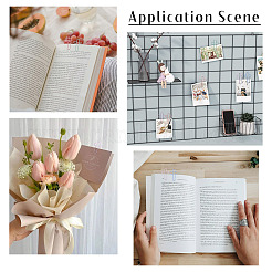 80 шт. 4-х цветные железные и пластиковые скрепки&nbsp;AJEW-TA0002-98