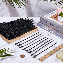 300шт нейлоновые кабельные стяжки&nbsp;AJEW-GO0004-13