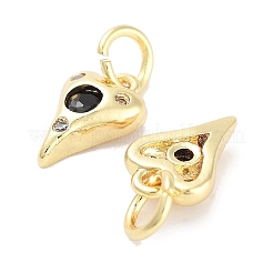 Латунные микро проложить кубического циркония подвески&nbsp;KK-C051-06G-04